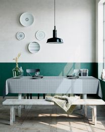 TISCHDECKE sogo | Hellblau-grau