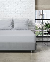 DRAP-HOUSSE percale | Gris Clair