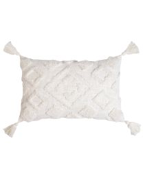 COUSSIN DÉCORATIF tufted | Ibiza Ecru