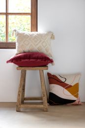 COUSSIN DÉCORATIF tufted | Ibiza Ecru