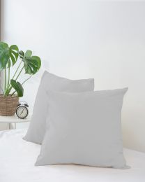 KUSSENSLOOP percale | Lichtgrijs