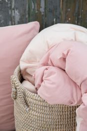 HOUSSE DE COUETTE coton lavé | Rose