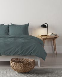 HOUSSE DE COUETTE coton lavé | Vert Foncé