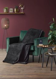 BOÎTE À CADEAUX : PLAID corduroy sherpa | Noir