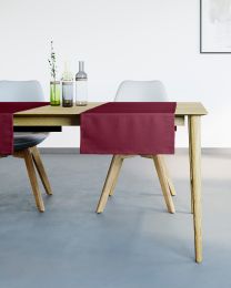 TISCHLÄUFER wasserabweisend | Bordeaux