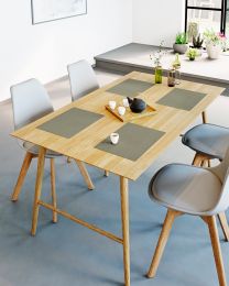 PLATZSET wasserabweisend | Braun - 4-er Set