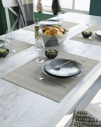 PLATZSET sogo | Dunkelgrau - 4-er Set