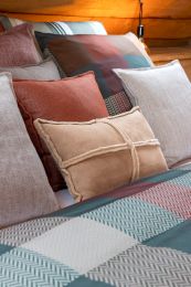 COUSSIN DÉCORATIF mouton retourné | Beige