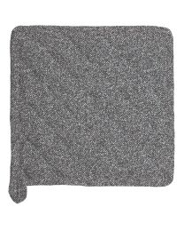 PANNENLAP katoen | Donkergrijs