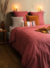 HOUSSE DE COUETTE percale | Terracotta