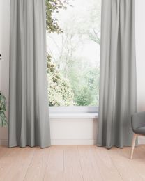 GORDIJN waterafstotend | Lichtgrijs