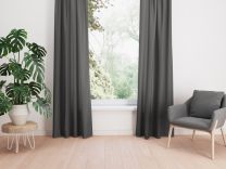 GORDIJN waterafstotend | Donkergrijs