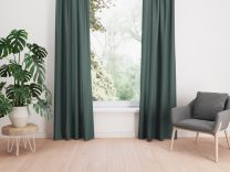 GORDIJN waterafstotend | Donkergroen