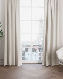 GORDIJN linnenlook | Grijs