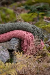 PLAID bouclé | Kaki