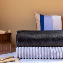 PLAID recycled flannel | Lila