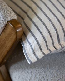 SIERKUSSEN stonewash | Stripe Alba Ecru-Black