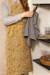 KEUKENSCHORT katoen | Lily flowers