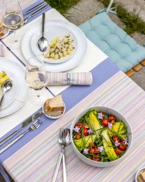 SITZKISSEN baumwolle | Uni Water Blue