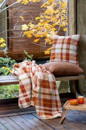 KUSCHELDECKE teddy | Autumn check
