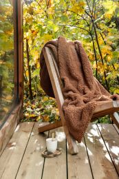 PLAID teddy | Uni brown