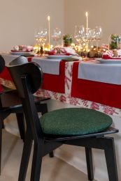 COUSSIN DE CHAISE bouclé | Groen