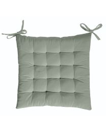 SITZKISSEN baumwolle | Uni shadow green