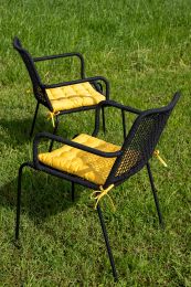 SITZKISSEN baumwolle | Uni yellow