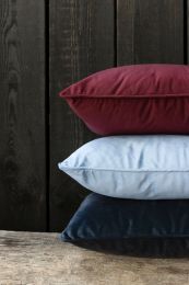 COUSSIN DÉCORATIF velours | Bleu nuit