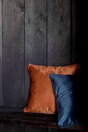 COUSSIN DÉCORATIF velours | Rouille