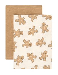 KEUKENHANDDOEK katoen | Gingerbread man - Set van 2