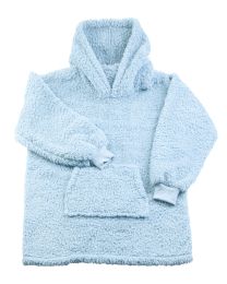 SWEAT À CAPUCHE teddy | Light Blue