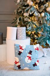 DECORATIVE CUSHION Tutti by Mistral Home flannel | Friendly snowman