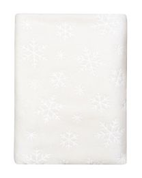 PLAID flannel embossed | Snowflakes