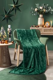 PLAID flannel embossed | Spruce branches