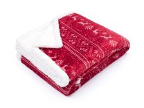 KUSCHELDECKE Tutti by Mistral Home flannel sherpa | Christmas knit