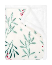 KUSCHELDECKE Tutti by Mistral Home flannel sherpa | Twinkling twigs