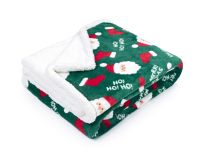 KUSCHELDECKE Tutti by Mistral Home flannel sherpa | Santa stocking