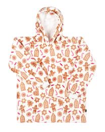 SWEAT À CAPUCHE flannel sherpa | Gingerbread cookies