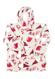 SWEAT À CAPUCHE flannel sherpa | Christmas gnomes