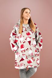 SWEAT À CAPUCHE flannel sherpa | Christmas gnomes