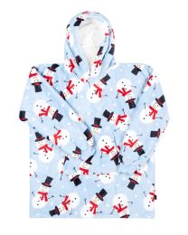 SWEAT À CAPUCHE flannel sherpa | Friendly snowman