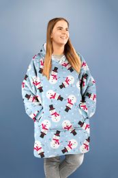 SWEAT À CAPUCHE flannel sherpa | Friendly snowman