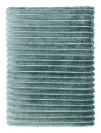 KUSCHELDECKE recycled flannel | Petrol