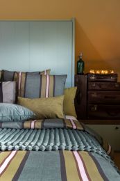 KUSCHELDECKE recycled flannel | Petrol