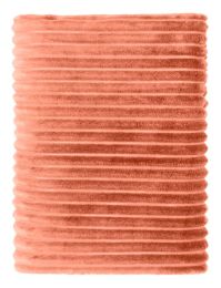 KUSCHELDECKE recycled flannel | Koralle