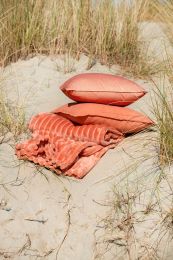 KUSCHELDECKE recycled flannel | Koralle