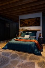 DUVET COVER cotton renforcé | Highland blue pine