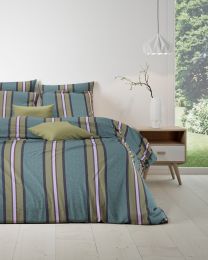 BETTBEZUG baumwolle renforcé | August petrol