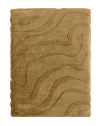 PLAID MISAIO shaved flannel | Seventies waves golden